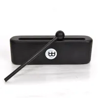 MEINL MWB2BK Вудблок каучуковое дерево, цвет: чёрный, большой, + колотушка