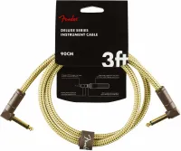 FENDER FENDER 15' INST CABLE GRY TWD инструментальный кабель, серый твид, 15' (4,6 м)