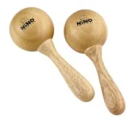 Nino percussion nino8  деревянные маракасы, эргономическая ручка, дуб