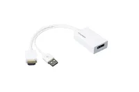 Переходник [99-9698000] Kramer Electronics [ADC-HM/DPF] HDMI вилка на DisplayPort розетку, поддержка 4К