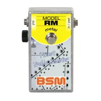 BSM Treble Booster RM-Metal гитарный бустер, основан на схеме Range Master, рекомендуется для современных метал-стилей, усиление до 7 В, питание 9 В/250 мкА, Treble Booster