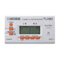 BOSS TU-80-WH тюнер-метроном, цвет белый