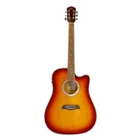 Oscar schmidt od45cerdbpak sale  электроакустическая гитара с чехлом, dreadnought, цвет красный берс