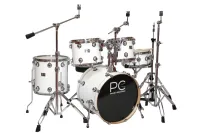 PCBD052 WH Ударная установка, 5 барабанов, 22х16", 16x16", 13x11", 12x10", 14x6,5", стойки: под малый, журавль, прямая, хай-хет, педаль, стул. Корпуса 6 слоев береза, цвет белый, PC Drums