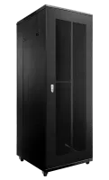 Caymon SPR8842GG/B Шкаф напольный 19''. Поставляется в полностью собранном виде. Материал сталь. Шкаф оснащен двумя перфорированными стальными дверьми (спереди и сзади).  Монтажная высота 42U. Габаритные размеры, мм (Ш x В (включая ножки) x Г): 800 x 1985