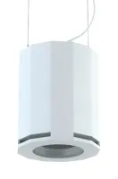 CVGAUDIO SUBone model DH-8W/CR/T - Профессиональный подвесной трансляционный сабвуфер, 8", 100W/100V, пассивный кроссовер 120Hz, фазоинвертор, цвет белый