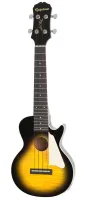 EPIPHONE Les Paul Acoustic/Electric Ukulele Outfit VS укулеле электроакустический,цвет Vintage Sunburst