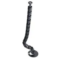 FORMING FUNCTION 3351000109- Вертикальный гибкий пластиковый кабель-канал, 1252 мм, черный
