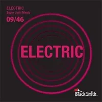 Blacksmith electric super light meaty 09/46  струны для электрогитары, 9-46, оплетка из никеля