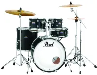 PEARL DMP925F/C227 - (DMP925FP/CA227, DMP925FP/CB227, HWP-830) - ударная установка серии Decade Maple, 5 барабанов и набор стоек HWP-830. (2218B/1007T/1208T/1414F/1455S/HWP830). Цвет №227 Satin Slate Black - сатиновый черный