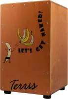 TERRIS Exclusive BANANA - Кахон с подструнником
