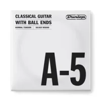 Dunlop dcv05anb nylon silver wound ball ends a-5  струна a, 5я стр для клас гитары, нейлон, пос медь