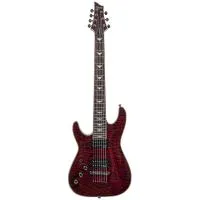 SCHECTER OMEN EXTREME-7 LH BCH - 7-струнная леворукая электрогитара, 24 лада, корпус: красное дерево с топом из волнистого клёна, гриф: клён, на болтах, накладка: палисандр, звукосниматели: HH 2x Schecter Diamond Plus, регулировки: 2х громкость, тон