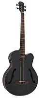 ARIA FEB-F2M STBK - электроакустическая бас-гитара, мензура 32",  верхняя дека, задняя дека и обечайка нато, гриф нато, накладка орех, электроника AEQ-4B с 4х полосным эквалайзером, цвет STBK (Stained Black)