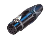 Neutrik NC7FXX-BAG кабельный разъем XLR female черненый корпус 7 контактов