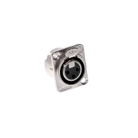 AVCLINK C3FD-LX Разъем XLR панельный, 3 контакта, гнездо, тип-D