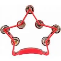 Easttop df104 red  тамбурин без мембраны, пластик, цвет красный
