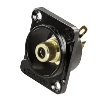 Seetronic MF2D-B панельный разъем RCA гнездо, тип-D, черный