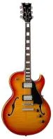 DEAN COLT FM - полуакуст. гитара с пьезозвукосн., 22 лада, 25 1/2',T,цвет оранжевый полупрозрачный