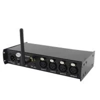 splitDMX-X4CW/3PIN.WIDMX [SL-SDX4CW] Сплиттер DMX512 1вход-4выхода, WiDMX, ТМ Siberian Lighting