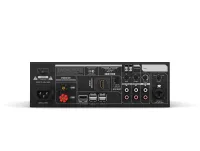CVGAUDIO MCPLAYER 4T - Профессиональный микшер-усилитель 40W/100V, Line in, Mic in, слот для опции сетевой медиаплеер, 2U
