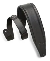MRHGP-BLK Specialty Series Ремень для гитары, кожаный, черный, Levy's
