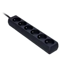 Procab PSC106/5-F- Силовой удлинитель-разветвитель, 3х1,5 кв.мм, 6 розеток SCHUKO, Франция