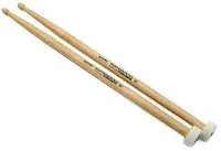 ROHEMA Kombi Stick 5C FS - барабанные палочки с деревянным наконечником и 30 мм фетровыми насадками. Материал: Гикори. Длина: 415 мм. Диаметр: 14,5 мм