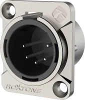 ROXTONE RX5MD-NT Разъем cannon (XLR) панельный папа 5-ти контактный