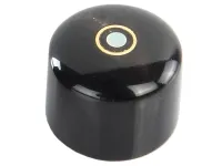 Switch handle Acura GP-FEB84 - Horn electro guitar knob with mother-of-pearl and brass "Parisian eye"