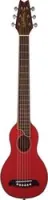 Washburn ro10strk  rover series акустическая travel-гитара с чехлом, цвет красный