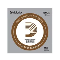 D'ADDARIO PB025 - Струна одиночная для акустической гитары