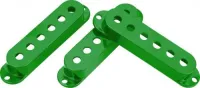 DIMARZIO STRAT PICKUP COVER SET DM2001MG комплект пластиковых крышек для звукоснимателей типа single, 3 шт, цвет mint green