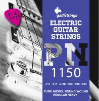 GALLI STRINGS PN1150 - струны для электрогитары, натяжение REGULAR HEAVY, 011-014-018-028-038-050