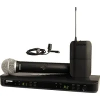 Shure BLX1288E/CVL-M17 - Двухканальная радиосистема с ручным передатчиком PG58 и петличным микрофоном CVL-B/C