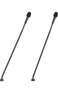 SHURE MX415LP/N Микрофон на гусиной шее без капсюля, 38,1 см, без предусилителя, двухцветный индикатор внизу, 50-17000 Гц. Черный