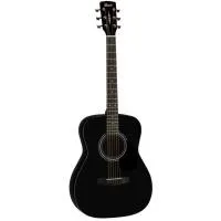 AF 510 BKS W_BAG акустическая гитара с чехлом, корпус Concert, верх ель, обечайка махагон, гриф из красного дерева с накладкой из палисандра, мензура 25.6" (650 мм), цвет черный матовый, Cort