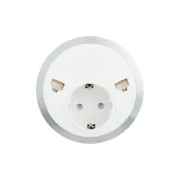 ABL 2F21F1A2- Встраиваемая розетка серии Port El с 2xRJ45 Cat6A, белая (2F210102)