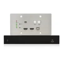 Qtex QVE PUH702-EU- Комплект из 3x1 автокоммутатора в виде настенной панели и приемника, видео до 4К60 (4:4:4)