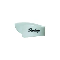 DUNLOP 9002R Thumbpicks White Plastic Medium упаковка медиаторов - когтей (12шт.)
