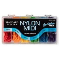 Dunlop 4432 nylon midi standard display  коробка с медиаторами, 053,067,080,094,107,114 - 36шт, 216шт