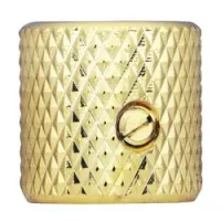 Hosco h-mkg-19ff  ручка потенциометра цилиндрическая с закруглеными краями, gold