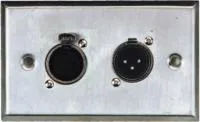 WP-XLRFM, Стенная коммутационная панель 1xlr male/1xlr female 3 pin PROAUDIO WP-XLRFM