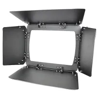 DTS Barndoor for DELTA  Black Кашетирющие шторки для архитектурного прожектора DELTA, цвет - черный