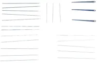 Baritone saxophone spring set Rigotti JRSB - Baritone saxophone steel springs. Price per set.