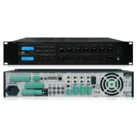Biamp Apart MA247MR - Микшер-усилитель, мощность 240 Вт (100В, 70В, 4 Ом), селектор на 6 зон трансляции с регулировкой уровня сигнала по каждой зоне. Усилитель имеет встроенный FM/AM тюнер и проигрыватель MP3 фалов с USB и SD носителей. 6 уровней приорите