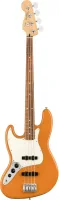 FENDER PLAYER Jazz Bass LH PF CAPRI ORANGE левосторонняя 4-струнная бас-гитара, цвет оранжевый