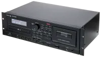 Tascam CD-A580  CD проигрыватель / USB / Кассетный плеер-рекордер, CD/MP3, Pitch CD/ кассета ±10%, RCA разъёмы, пульт ДУ