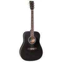 Encore ew100bk sale  акустическая гитара, dreadnought, цвет черный матовый