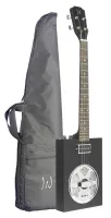 JAMES NELIGAN CASK-PUNCHCOAL - 4-х струнная электроакустическая гитара с чехлом, серии Cask. Верхняя дека: сапели . Задняя дека и обечайка: сапели. Гриф: красное дерево, с анкерным стержнем. Накладка: орех, инкрустация ABS. Колки: литые, никелированные с